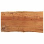 Casa si Gradina - Mobilier - Feronerie si accesorii mobila - Blat masa 80x40x2,5 cm dreptunghiular lemn acacia margine vie - Infinity.ro
