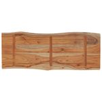 Casa si Gradina - Mobilier - Feronerie si accesorii mobila - Blat masa 80x40x2,5 cm dreptunghiular lemn acacia margine vie - Infinity.ro