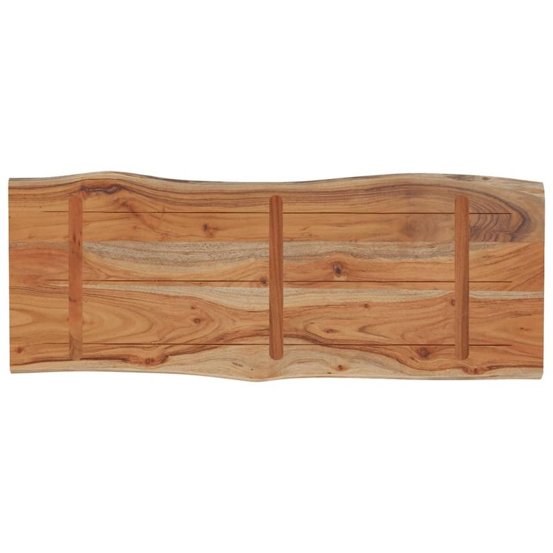Casa si Gradina - Mobilier - Feronerie si accesorii mobila - Blat masa 80x40x2,5 cm dreptunghiular lemn acacia margine vie - Infinity.ro