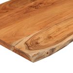 Casa si Gradina - Mobilier - Feronerie si accesorii mobila - Blat masa 80x40x2,5 cm dreptunghiular lemn acacia margine vie - Infinity.ro