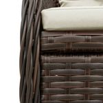 Casa si Gradina - Gradina si terasa - Mobilier exterior - Seturi mobila gradina - Set mobilier de gradina cu perne, 9 piese, maro, poliratan - Infinity.ro