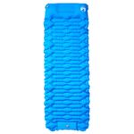 Sport si Outdoor/Camping/Saltele si accesorii pentru somn/Saltele camping - Saltea de camping auto-gonflabila, cu perna integrata, albastra - Infinity.ro
