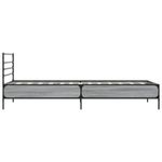 Casa si Gradina - Mobilier - Paturi si accesorii - Paturi - Cadru de pat, gri sonoma, 100x200 cm, lemn prelucrat si metal - Infinity.ro