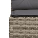 Casa si Gradina - Gradina si terasa - Mobilier exterior - Seturi mobila gradina - Set mobilier gradina cu perne, 6 piese, gri, poliratan - Infinity.ro