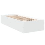 Casa si Gradina - Mobilier - Paturi si accesorii - Paturi - Cadru de pat, alb, 90x190 cm, lemn prelucrat - Infinity.ro