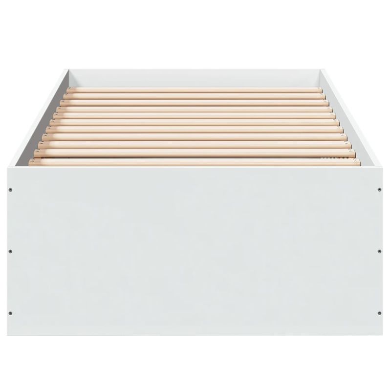 Casa si Gradina - Mobilier - Paturi si accesorii - Paturi - Cadru de pat, alb, 90x190 cm, lemn prelucrat - Infinity.ro