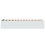 Casa si Gradina - Mobilier - Paturi si accesorii - Paturi - Cadru de pat, alb, 90x190 cm, lemn prelucrat - Infinity.ro