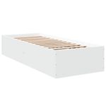 Casa si Gradina - Mobilier - Paturi si accesorii - Paturi - Cadru de pat, alb, 90x190 cm, lemn prelucrat - Infinity.ro