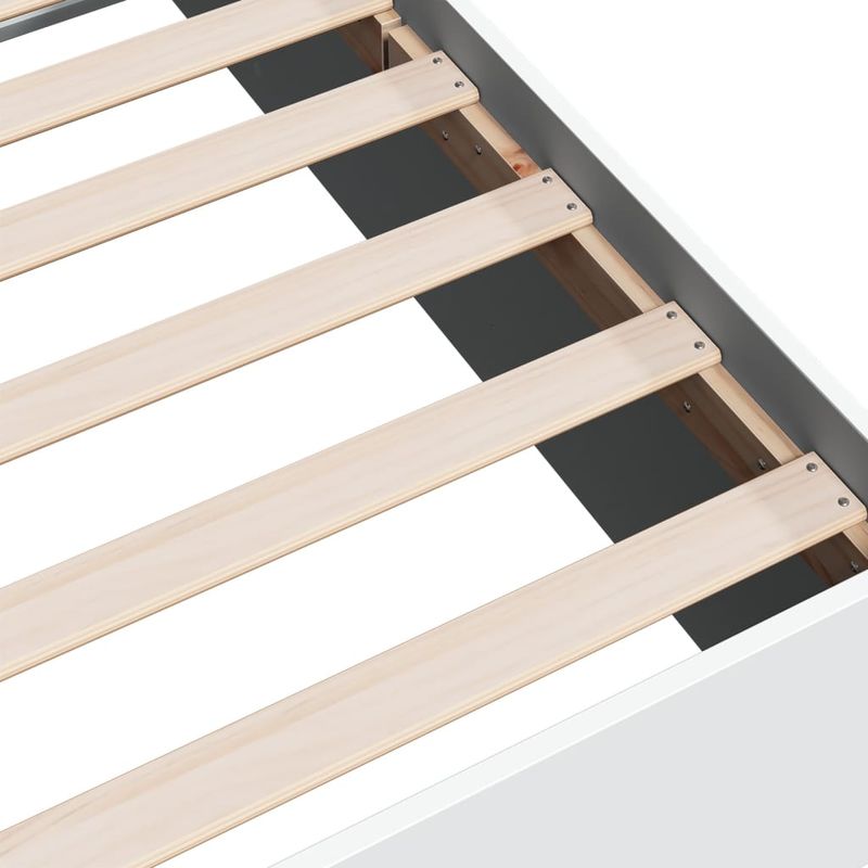 Casa si Gradina - Mobilier - Paturi si accesorii - Paturi - Cadru de pat, alb, 90x190 cm, lemn prelucrat - Infinity.ro