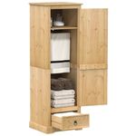 Casa si Gradina - Mobilier - Dulapuri si sifoniere - Sifoniere - Sifonier Corona, 55x50x170 cm, lemn masiv de pin - Infinity.ro