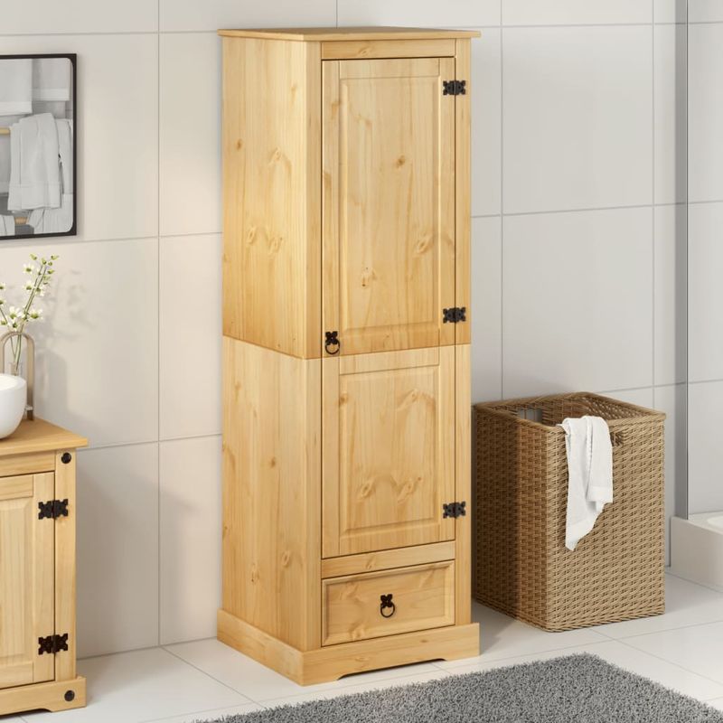 Casa si Gradina - Mobilier - Dulapuri si sifoniere - Sifoniere - Sifonier Corona, 55x50x170 cm, lemn masiv de pin - Infinity.ro