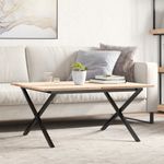 Casa si Gradina - Mobilier - Feronerie si accesorii mobila - Picioare Masuta de cafea X-Frame 70x60x43 cm Fonta - Infinity.ro