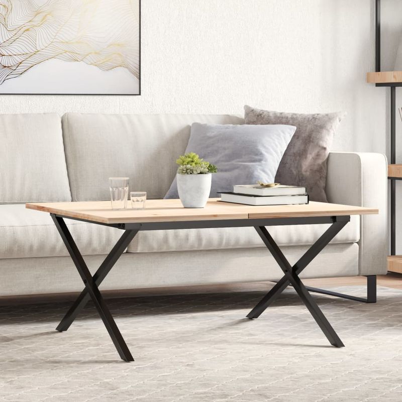 Casa si Gradina - Mobilier - Feronerie si accesorii mobila - Picioare Masuta de cafea X-Frame 70x60x43 cm Fonta - Infinity.ro