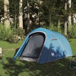 Sport si Outdoor - Camping - Corturi camping - Cort de camping pentru 3 persoane, albastru, impermeabil - Infinity.ro