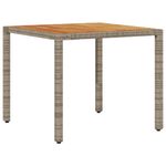 Casa si Gradina - Gradina si terasa - Mobilier exterior - Seturi mobila gradina - Set mobilier gradina cu perne 3 piese gri poliratan/lemn acacia - Infinity.ro