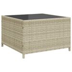Casa si Gradina - Gradina si terasa - Mobilier exterior - Seturi mobila gradina - Canapea gradina cu masa/perne, forma de L poliratan gri deschis - Infinity.ro