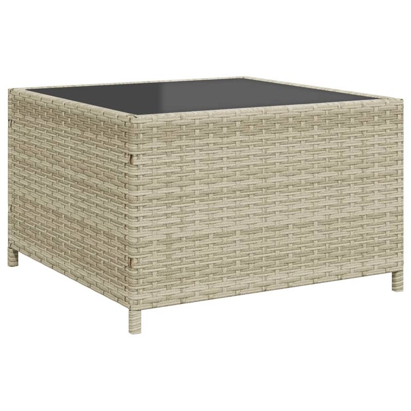Casa si Gradina - Gradina si terasa - Mobilier exterior - Seturi mobila gradina - Canapea gradina cu masa/perne, forma de L poliratan gri deschis - Infinity.ro