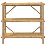 Casa si Gradina - Mobilier - Biblioteci si rafturi - Rafturi - Raft cu 3 niveluri, 100x40x90 cm, bambus - Infinity.ro