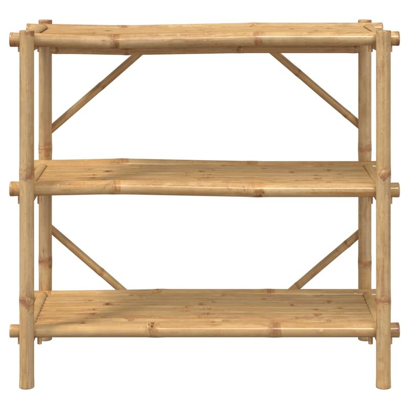 Casa si Gradina - Mobilier - Biblioteci si rafturi - Rafturi - Raft cu 3 niveluri, 100x40x90 cm, bambus - Infinity.ro