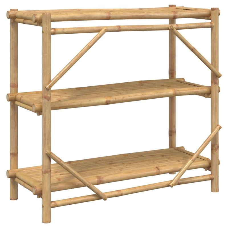 Casa si Gradina - Mobilier - Biblioteci si rafturi - Rafturi - Raft cu 3 niveluri, 100x40x90 cm, bambus - Infinity.ro