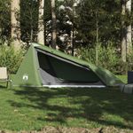 Sport si Outdoor - Camping - Corturi camping - Cort de camping tunel pentru 1 persoana, verde, impermeabil - Infinity.ro