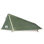 Sport si Outdoor - Camping - Corturi camping - Cort de camping tunel pentru 1 persoana, verde, impermeabil - Infinity.ro