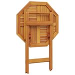 Casa si Gradina - Gradina si terasa - Mobilier exterior - Mese gradina - Masa de gradina pliabila, Ø70x75 cm, lemn masiv acacia - Infinity.ro