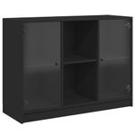 Casa si Gradina - Mobilier - Comode si corpuri - Comode - Servanta, negru, 102x37x75,5 cm, lemn prelucrat - Infinity.ro