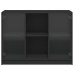 Casa si Gradina - Mobilier - Comode si corpuri - Comode - Servanta, negru, 102x37x75,5 cm, lemn prelucrat - Infinity.ro