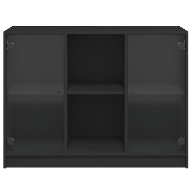 Casa si Gradina - Mobilier - Comode si corpuri - Comode - Servanta, negru, 102x37x75,5 cm, lemn prelucrat - Infinity.ro