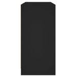 Casa si Gradina - Mobilier - Comode si corpuri - Comode - Servanta, negru, 102x37x75,5 cm, lemn prelucrat - Infinity.ro