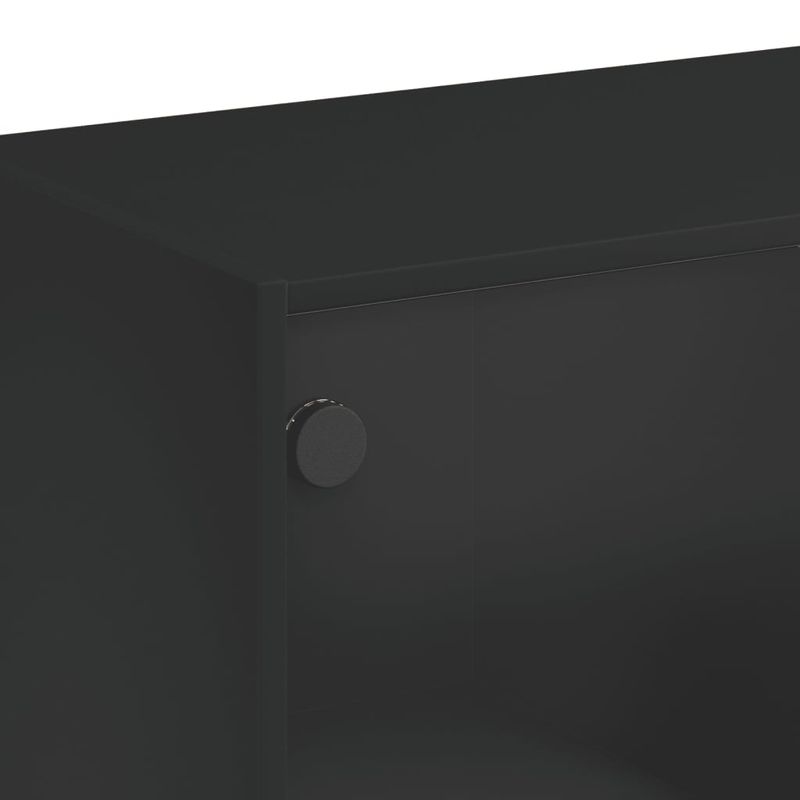 Casa si Gradina - Mobilier - Comode si corpuri - Comode - Servanta, negru, 102x37x75,5 cm, lemn prelucrat - Infinity.ro