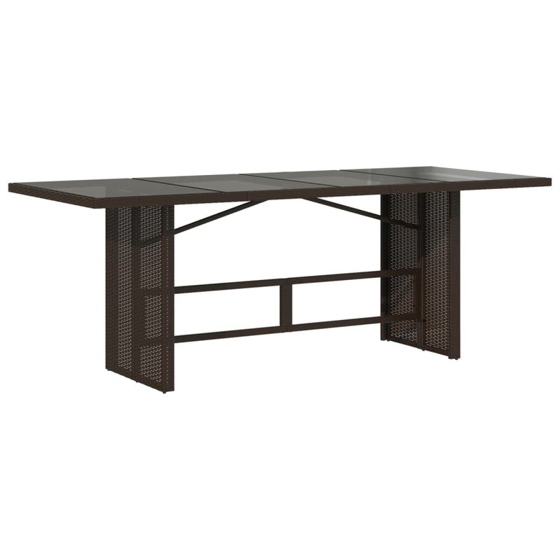 Casa si Gradina - Gradina si terasa - Mobilier exterior - Seturi mobila gradina - Set mobilier de gradina cu perne, 7 piese, maro, poliratan - Infinity.ro