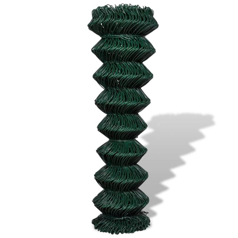 Casa si Gradina - Gradina si terasa - Garduri, panouri si accesorii - Gard de legatura din plasa, verde, 1,5 x 25 m, otel - Infinity.ro