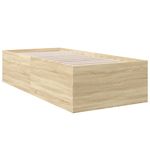 Casa si Gradina - Mobilier - Paturi si accesorii - Paturi - Cadru de pat, stejar sonoma, 90x190 cm, lemn prelucrat - Infinity.ro
