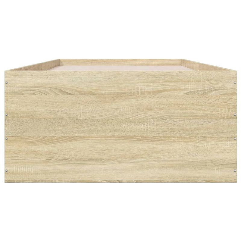 Casa si Gradina - Mobilier - Paturi si accesorii - Paturi - Cadru de pat, stejar sonoma, 90x190 cm, lemn prelucrat - Infinity.ro