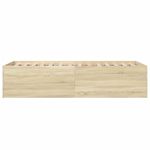 Casa si Gradina - Mobilier - Paturi si accesorii - Paturi - Cadru de pat, stejar sonoma, 90x190 cm, lemn prelucrat - Infinity.ro