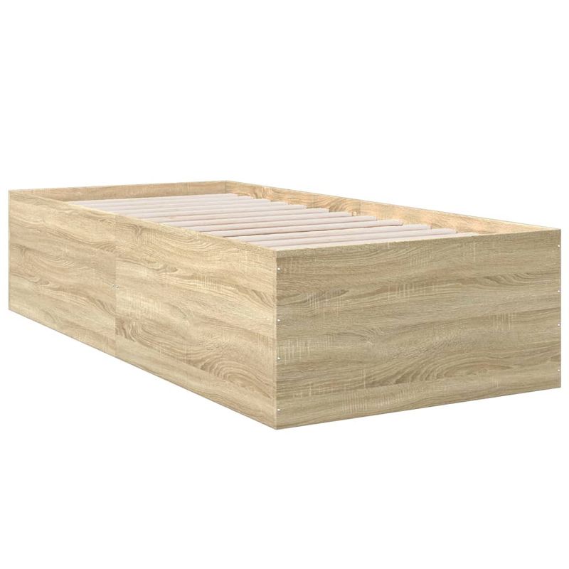 Casa si Gradina - Mobilier - Paturi si accesorii - Paturi - Cadru de pat, stejar sonoma, 90x190 cm, lemn prelucrat - Infinity.ro