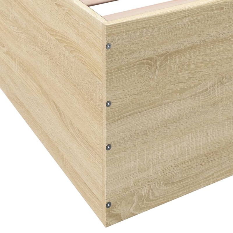 Casa si Gradina - Mobilier - Paturi si accesorii - Paturi - Cadru de pat, stejar sonoma, 90x190 cm, lemn prelucrat - Infinity.ro