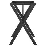 Casa si Gradina - Mobilier - Feronerie si accesorii mobila - Picioare masa de sufragerie X-Frame 50x40x73 cm Fonta - Infinity.ro