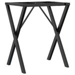 Casa si Gradina - Mobilier - Feronerie si accesorii mobila - Picioare masa de sufragerie X-Frame 50x40x73 cm Fonta - Infinity.ro