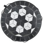 Casa si Gradina - Gradinarit si plante - Plante si ghivece - Ghivece si suporturi - Suporturi pentru plante, 3 buc., negru si alb, ceramica - Infinity.ro