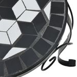 Casa si Gradina - Gradinarit si plante - Plante si ghivece - Ghivece si suporturi - Suporturi pentru plante, 3 buc., negru si alb, ceramica - Infinity.ro