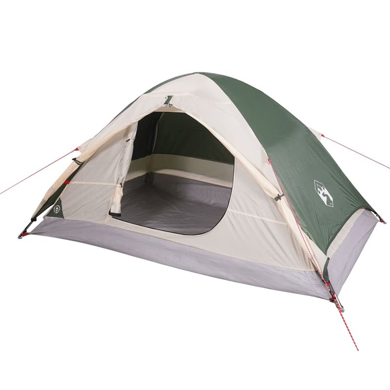 Sport si Outdoor - Camping - Corturi camping - Cort de camping cupola pentru 2 persoane, verde, impermeabil - Infinity.ro