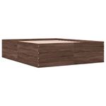 Casa si Gradina - Mobilier - Paturi si accesorii - Paturi - Cadru de pat, stejar maro, 150x200 cm, lemn prelucrat - Infinity.ro