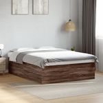 Casa si Gradina - Mobilier - Paturi si accesorii - Paturi - Cadru de pat, stejar maro, 150x200 cm, lemn prelucrat - Infinity.ro