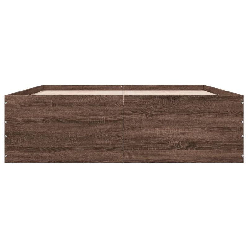 Casa si Gradina - Mobilier - Paturi si accesorii - Paturi - Cadru de pat, stejar maro, 150x200 cm, lemn prelucrat - Infinity.ro
