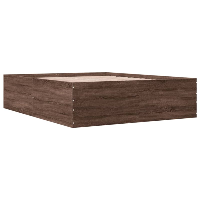 Casa si Gradina - Mobilier - Paturi si accesorii - Paturi - Cadru de pat, stejar maro, 150x200 cm, lemn prelucrat - Infinity.ro