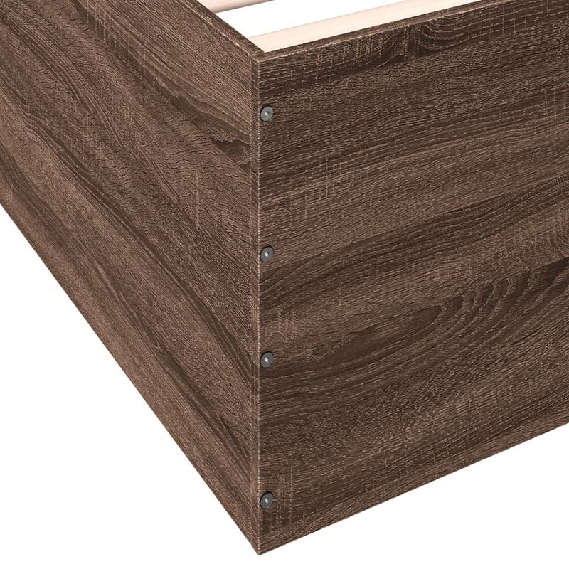 Casa si Gradina - Mobilier - Paturi si accesorii - Paturi - Cadru de pat, stejar maro, 150x200 cm, lemn prelucrat - Infinity.ro