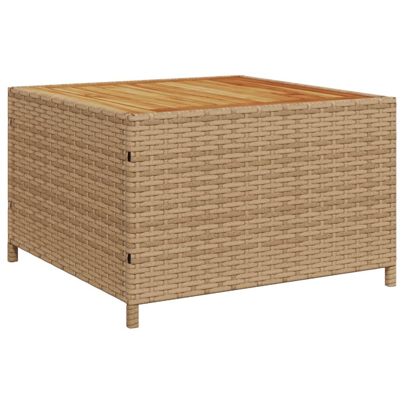 Casa si Gradina - Gradina si terasa - Mobilier exterior - Seturi mobila gradina - Canapea de gradina cu masa/perne, forma de L, poliratan bej - Infinity.ro